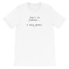 I Data Model (Black Text) Short-Sleeve Unisex T-Shirt - Image 2