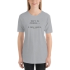 I Data Model (Black Text) Short-Sleeve Unisex T-Shirt - Image 7