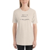 I Data Model (Black Text) Short-Sleeve Unisex T-Shirt - Image 8