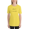I Data Model (Black Text) Short-Sleeve Unisex T-Shirt - Image 19