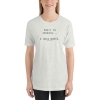 I Data Model (Black Text) Short-Sleeve Unisex T-Shirt - Image 10
