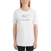 I Data Model (Black Text) Short-Sleeve Unisex T-Shirt - Image 6