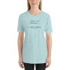 I Data Model (Black Text) Short-Sleeve Unisex T-Shirt - Image 15