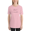 I Data Model (Black Text) Short-Sleeve Unisex T-Shirt - Image 22