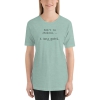 I Data Model (Black Text) Short-Sleeve Unisex T-Shirt - Image 9