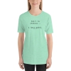 I Data Model (Black Text) Short-Sleeve Unisex T-Shirt - Image 17
