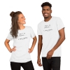 I Data Model (Black Text) Short-Sleeve Unisex T-Shirt - Image 5
