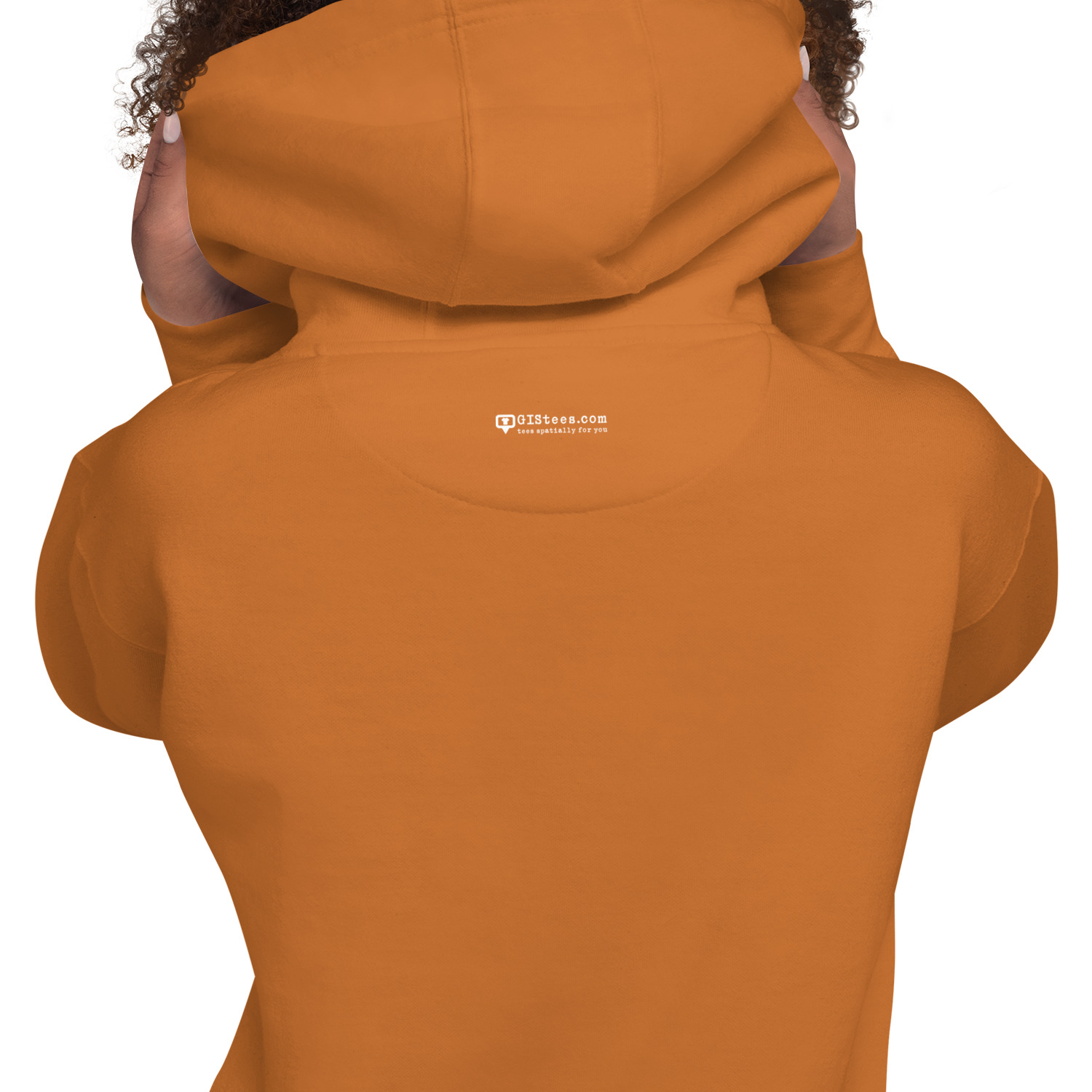 I Love GIS Unisex Hoodie (White Text) - Image 37