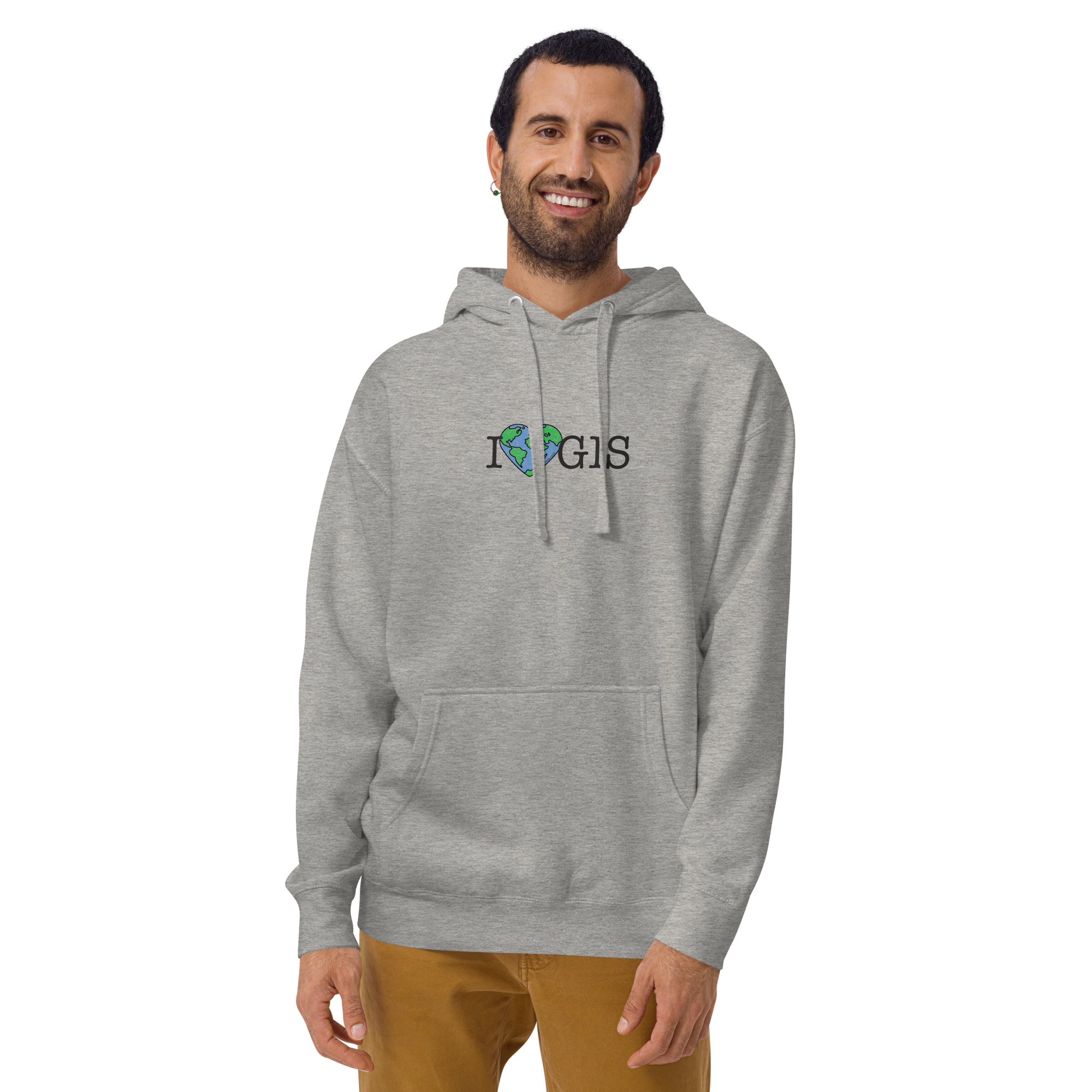 I Love GIS Unisex Hoodie - Image 3