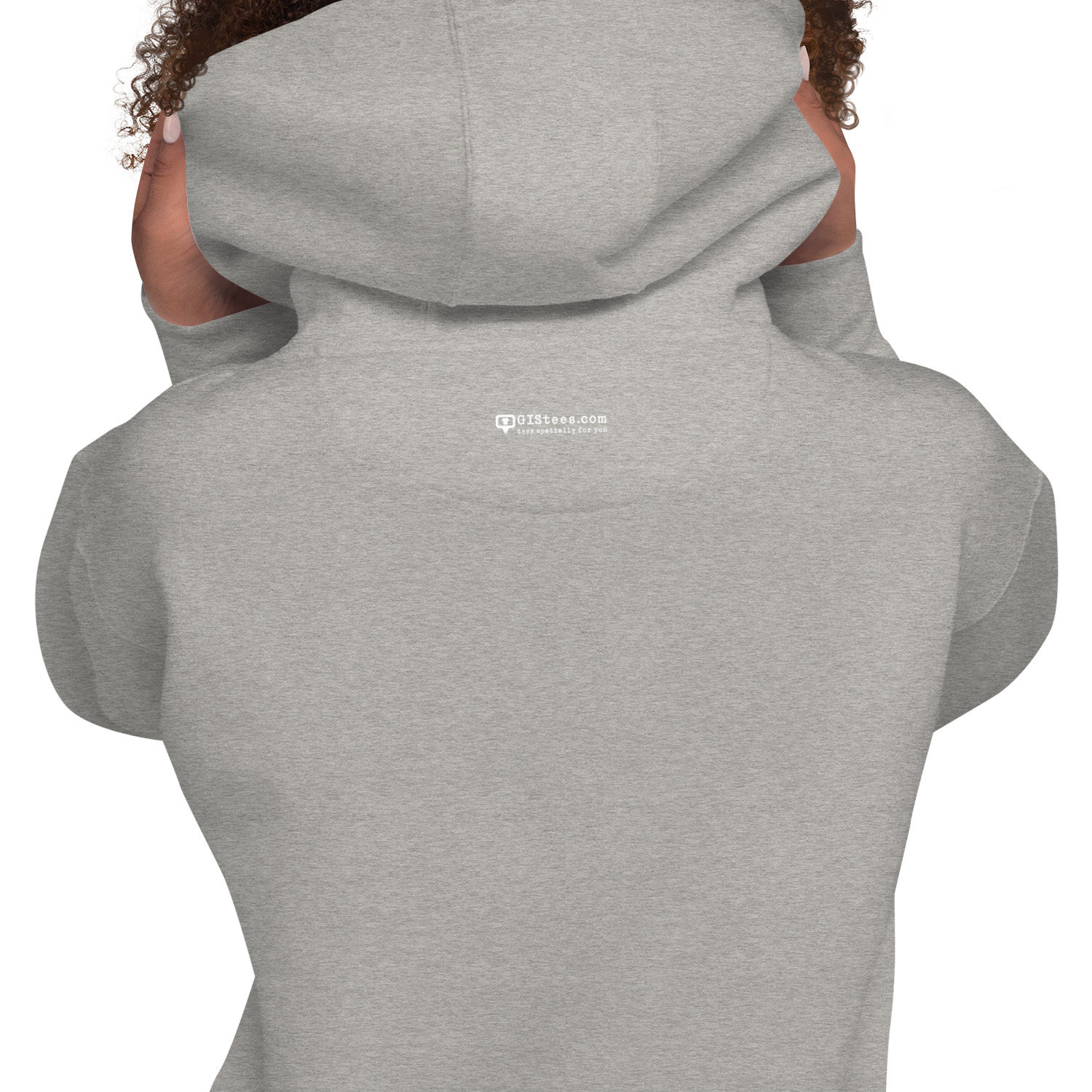 I Love GIS Unisex Hoodie (White Text) - Image 47