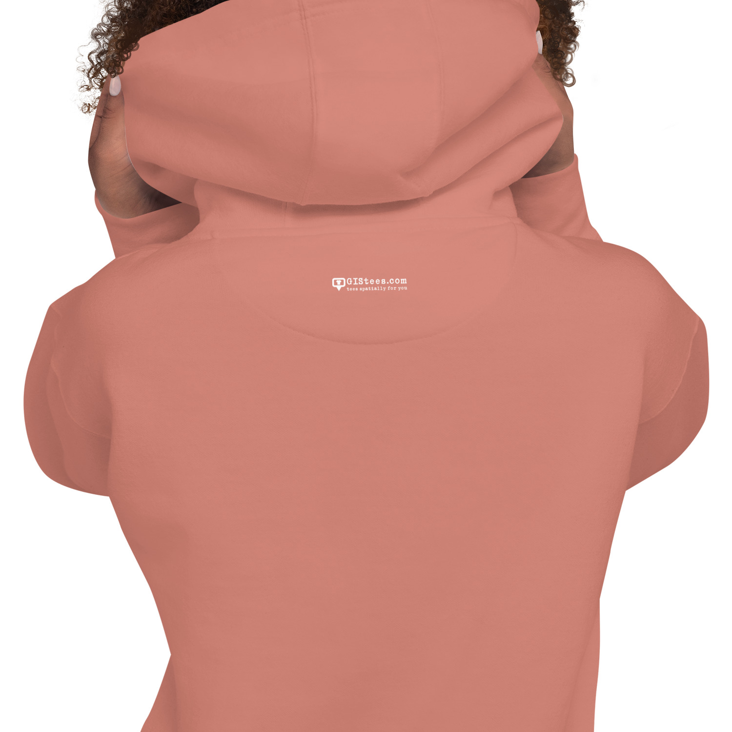 I Love GIS Unisex Hoodie (White Text) - Image 39