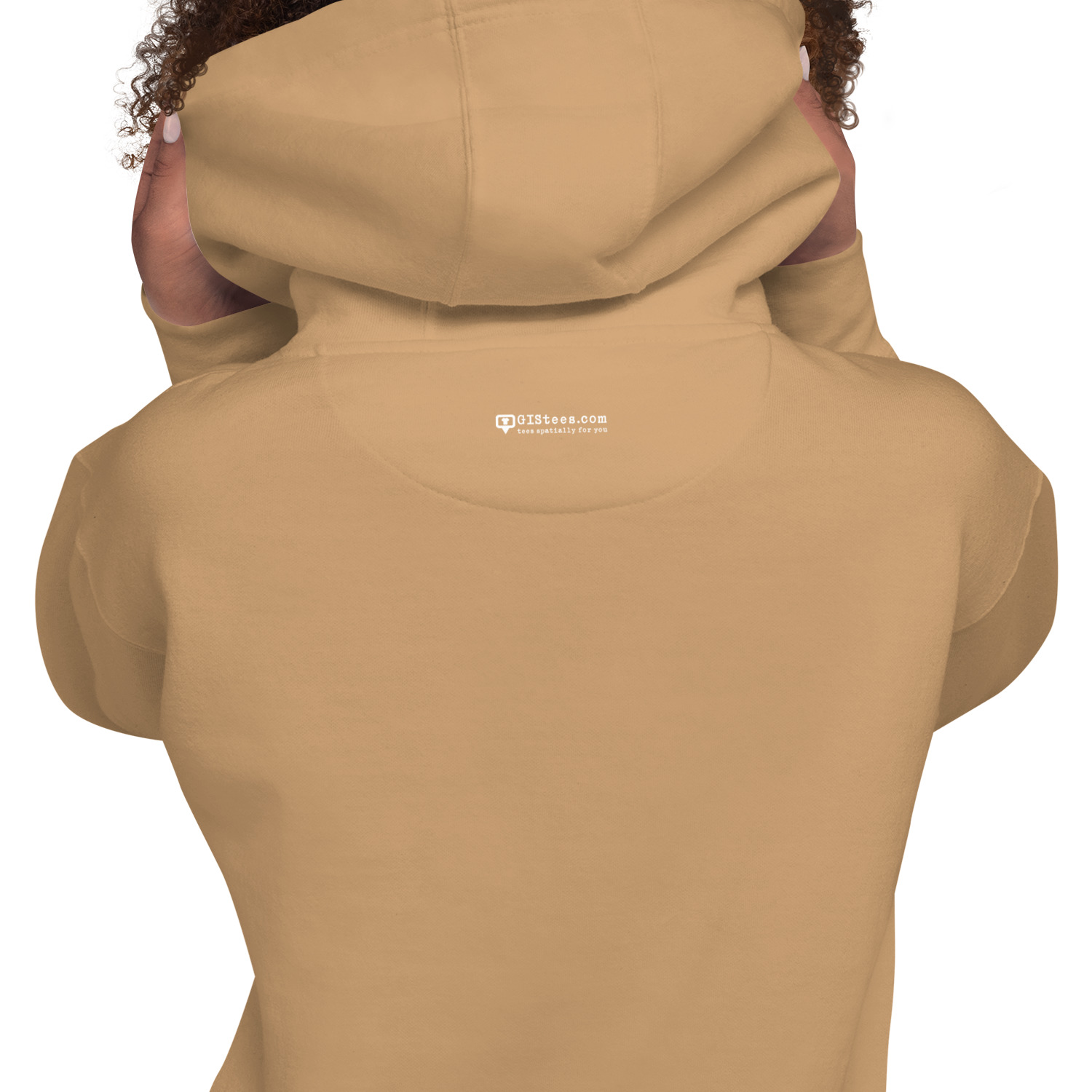 I Love GIS Unisex Hoodie (White Text) - Image 43