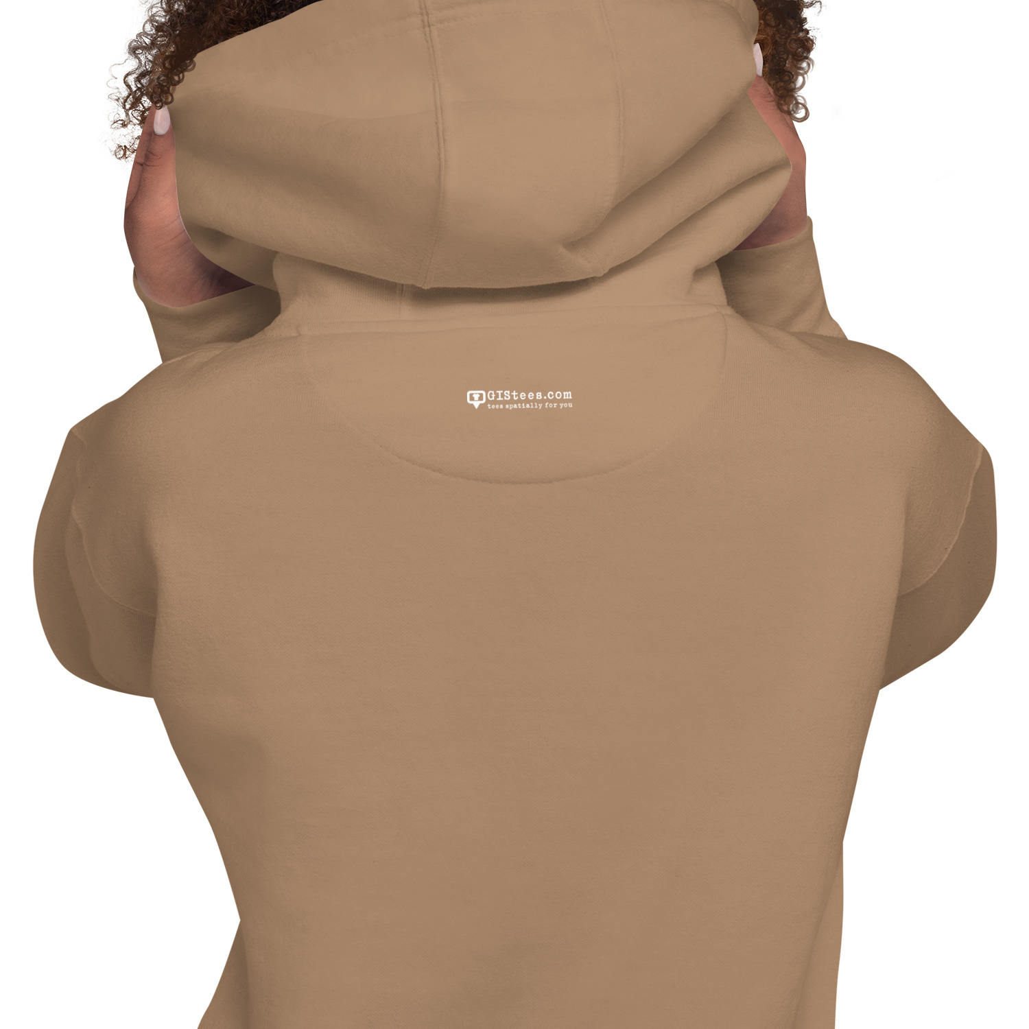 I Love GIS Unisex Hoodie (White Text) - Image 41
