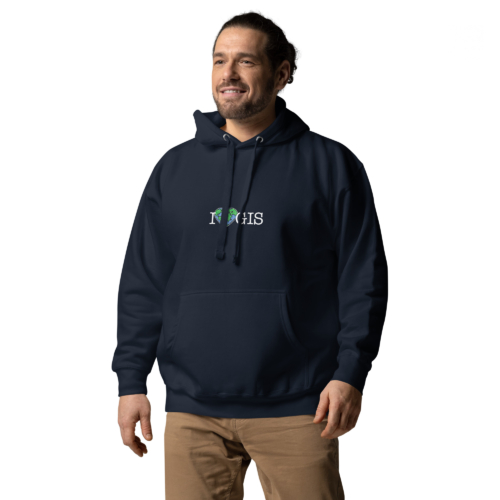I Love GIS Unisex Hoodie (White Text)
