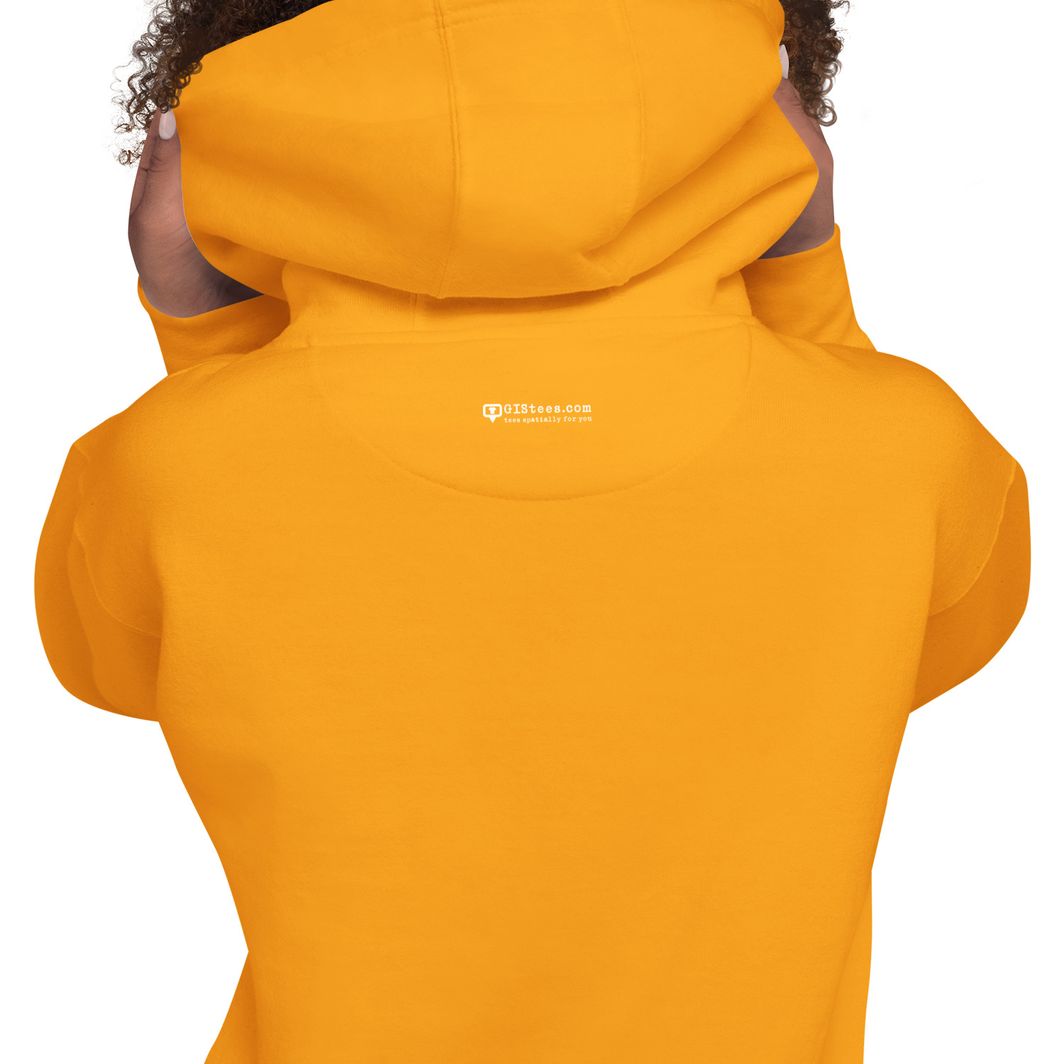 I Love GIS Unisex Hoodie (White Text) - Image 45