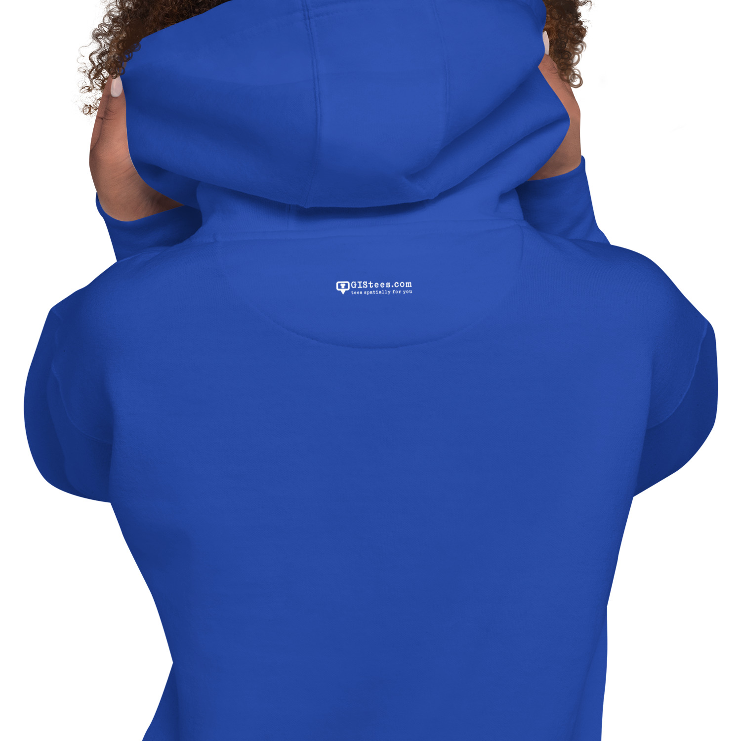 I Love GIS Unisex Hoodie (White Text) - Image 27