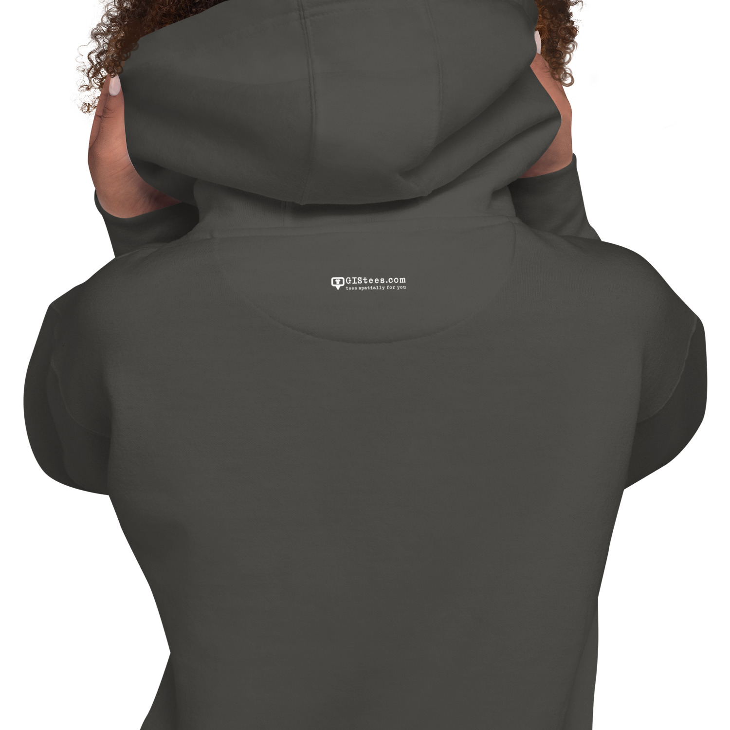 I Love GIS Unisex Hoodie (White Text) - Image 25