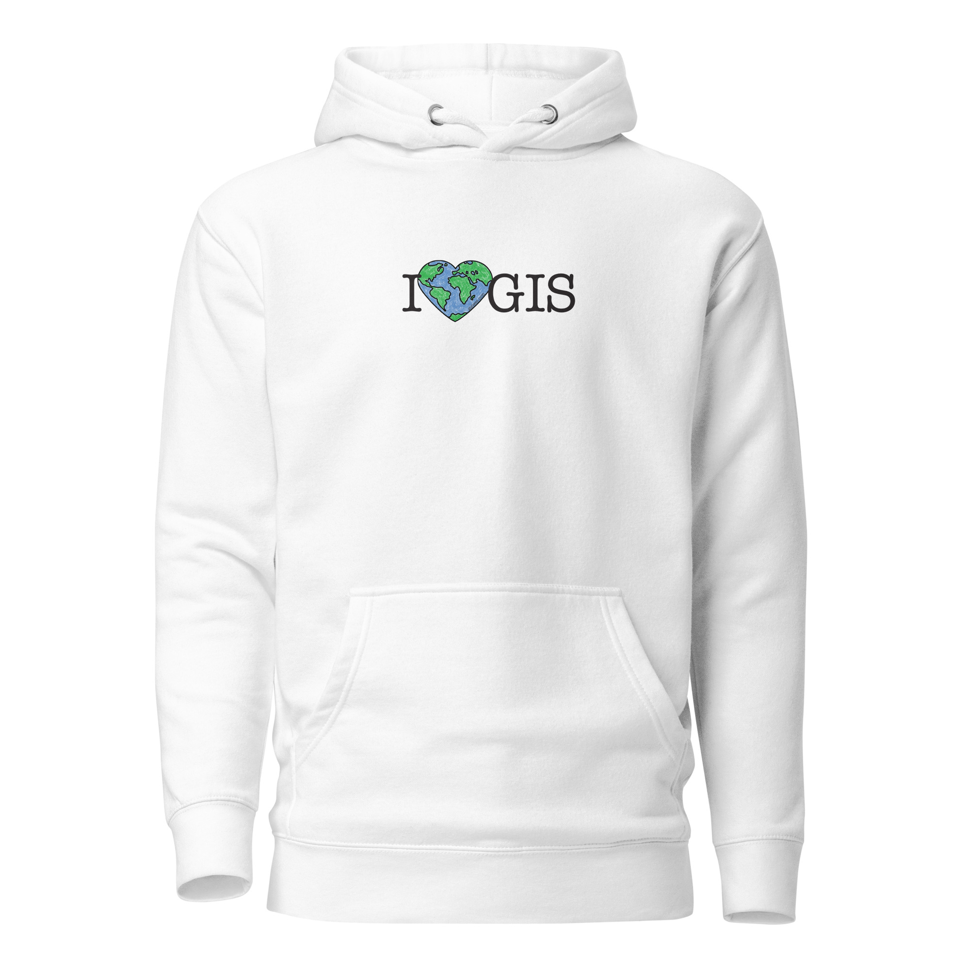 I Love GIS Unisex Hoodie - Image 2